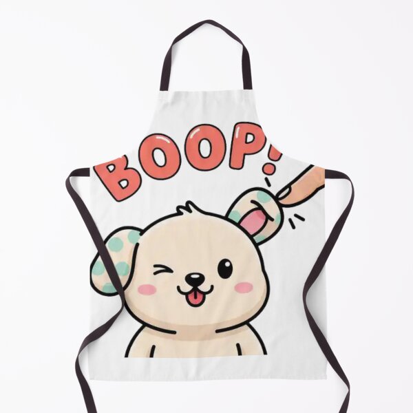 Item preview, Adorable Puppy Face Boop – Kawaii Dog Portrait Cartoon Illustration designed and sold by Charonde.