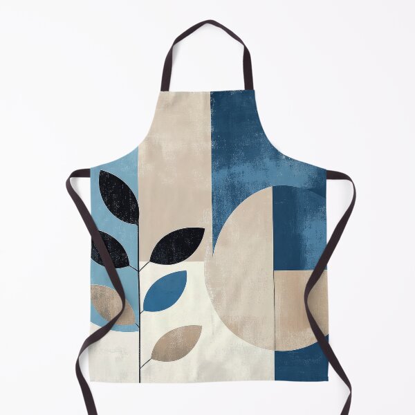 Item preview, Boho-Inspired Blue and Dove Colors Abstract Shapes designed and sold by DEC02.