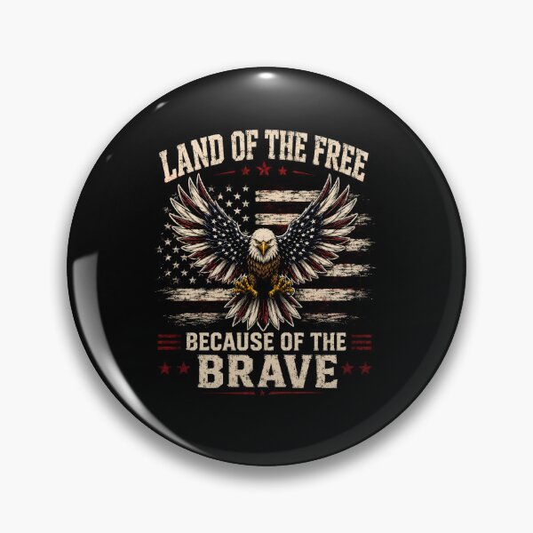 Item preview, Land Of The Free Because Of The Brave Patriotic Eagle USA Design designed and sold by Osstaramilua.