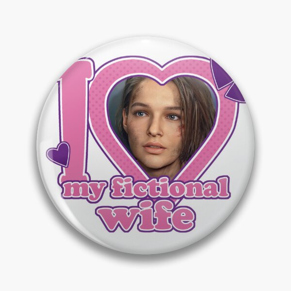 Item preview, I Love My Fictional Wife Jill Valentine Resident Evil designed and sold by CAFE5to2.