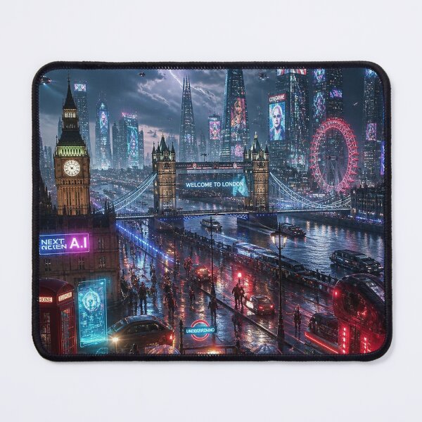 Item preview, London 2150 | Cyberpunk Thames | Futuristic Skyline designed and sold by NSAstore.