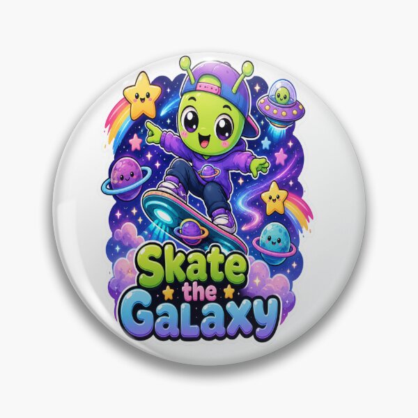Item preview, Alien Skate the Galaxy Design designed and sold by Ruamid.