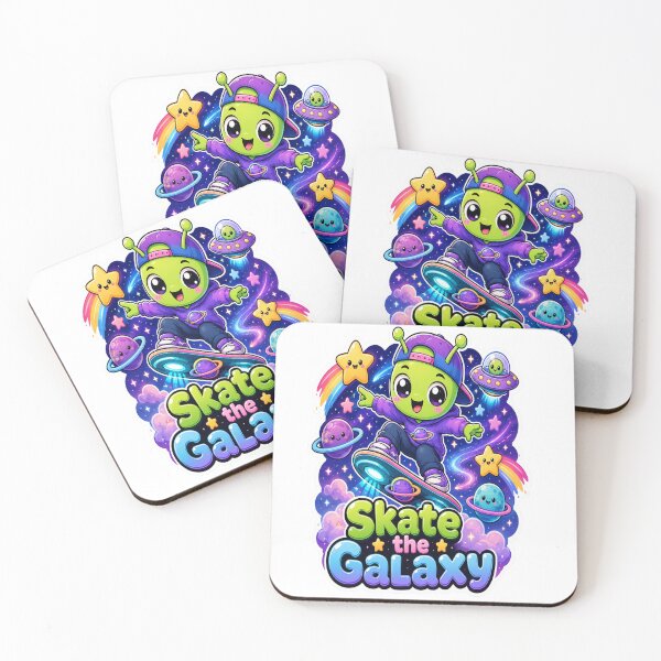 Item preview, Alien Skate the Galaxy Design designed and sold by Ruamid.