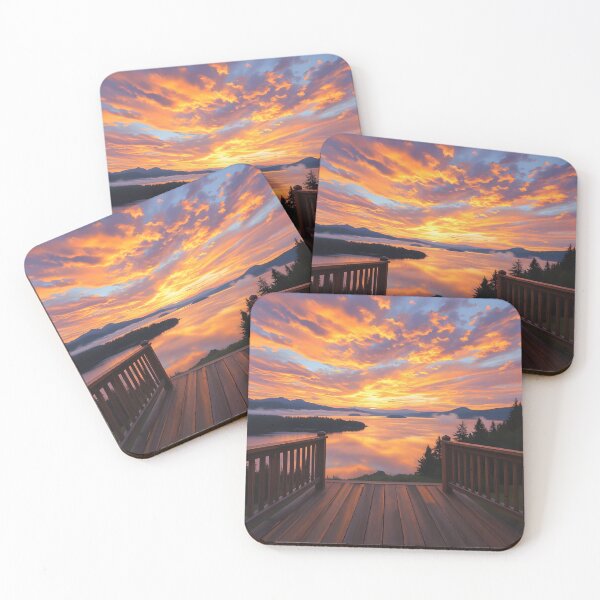 Item preview, Sunset on the lake designed and sold by ARabbitHole.