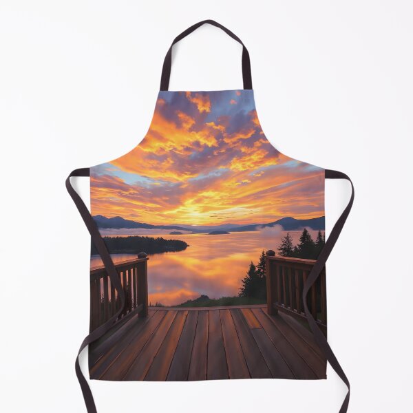 Item preview, Sunset on the lake designed and sold by ARabbitHole.
