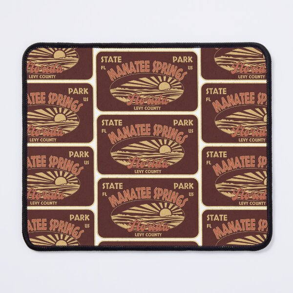 Item preview, Manatee Springs State Park, Levy County, Florida, badge design designed and sold by Wanderful-roads.
