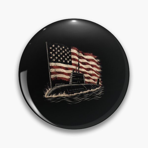 Item preview, Patriotic Submarine And American Flag Military Navy Pride Design designed and sold by Osstaramilua.