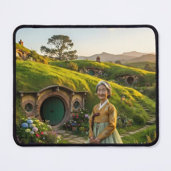 Item preview, Tea Time in the Shire: A Hanbok's Visit to Hobbiton designed and sold by SOOstudio73.