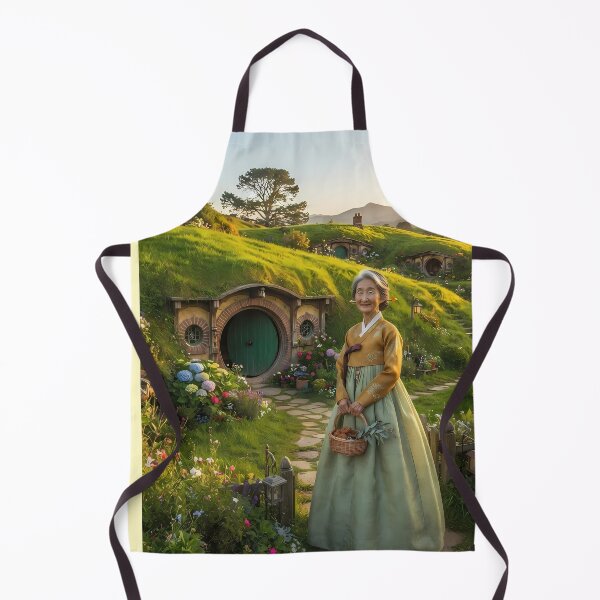 Item preview, Tea Time in the Shire: A Hanbok's Visit to Hobbiton designed and sold by SOOstudio73.