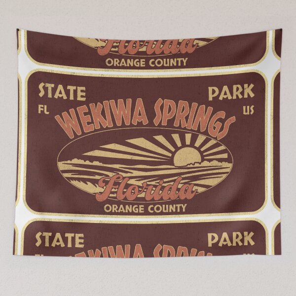 Item preview, Wekiwa Springs State Park, Orange County, Florida, badge design designed and sold by Wanderful-roads.