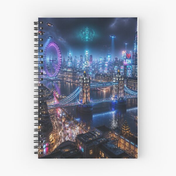 Item preview,  London 2150 | Cyberpunk Thames | Futuristic Skyline designed and sold by NSAstore.