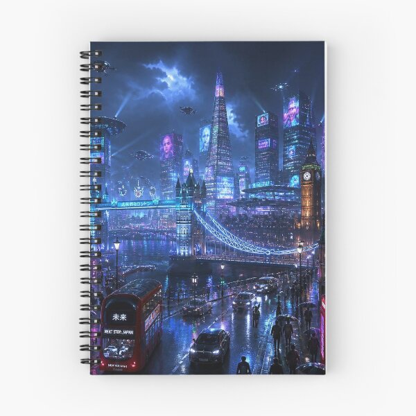 Item preview,  London 2150 | Cyberpunk Thames | Futuristic Skyline designed and sold by NSAstore.