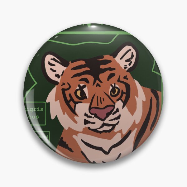 Item preview, Sumatran tiger square designed and sold by Friends of Wolves.