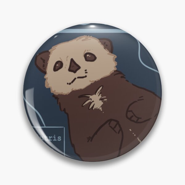 Item preview, Sea otter square designed and sold by Friends of Wolves.