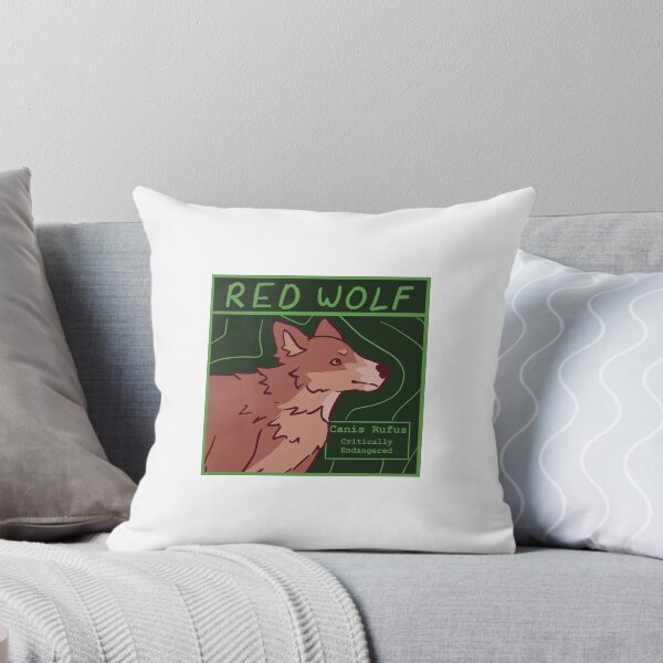 Item preview, Red Wolf Square designed and sold by Friends of Wolves.