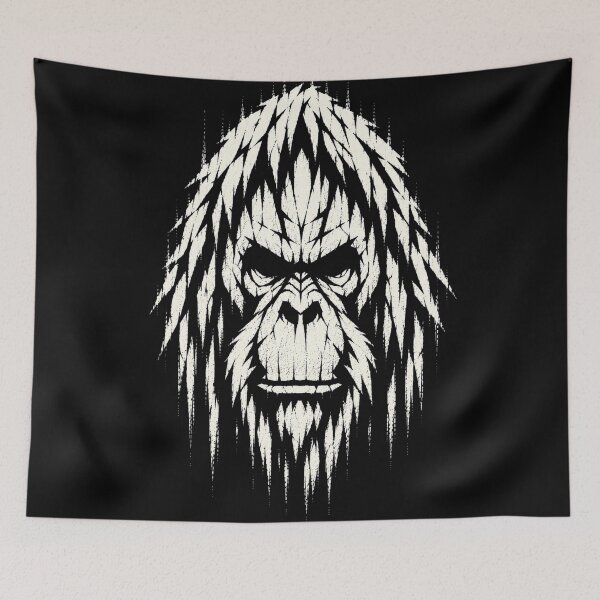 Item preview, Bigfoot Face - Sasquatch Streetwear Graphic designed and sold by JonelCrafts.