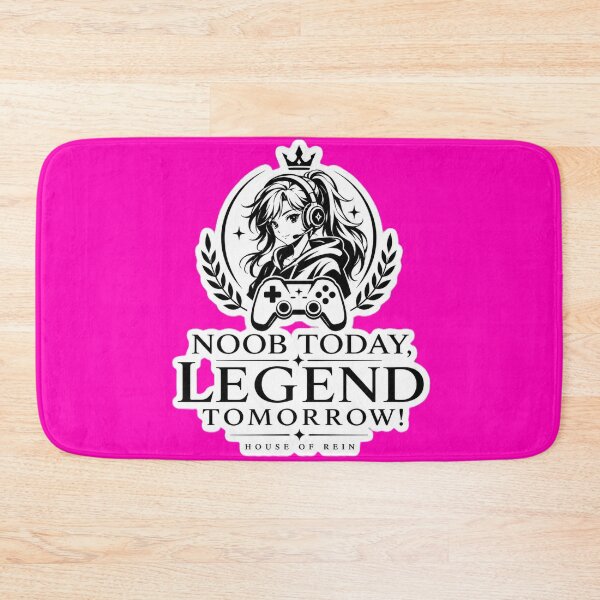 Item preview, Noob Today Legend Tomorrow Girl Gamer Design designed and sold by House of Rein.