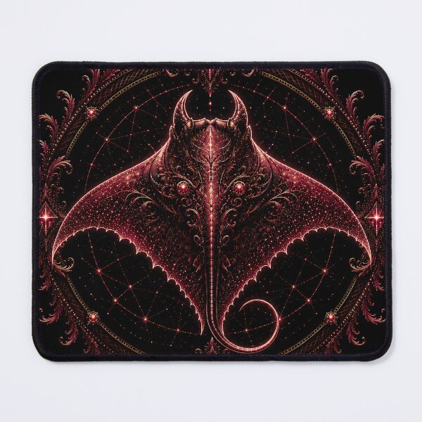 Item preview, Burgundy Manta Ray designed and sold by RimoraArt.