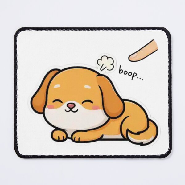 Item preview, Funny Kawaii Puppy Boop – Cute Cartoon Dog Sticker Style Design designed and sold by Charonde.
