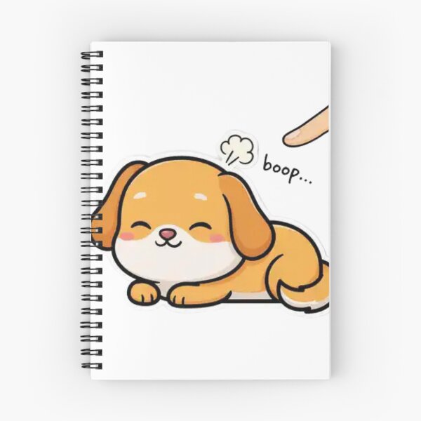 Item preview, Funny Kawaii Puppy Boop – Cute Cartoon Dog Sticker Style Design designed and sold by Charonde.