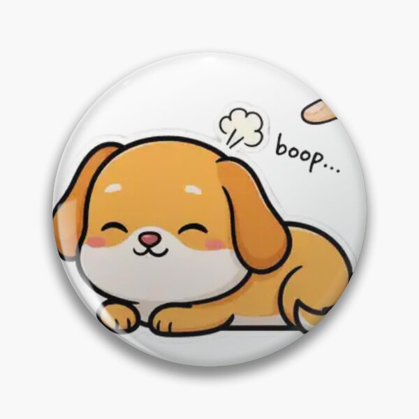 Item preview, Funny Kawaii Puppy Boop – Cute Cartoon Dog Sticker Style Design designed and sold by Charonde.