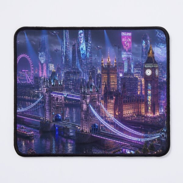 Item preview, London 2150 | Cyberpunk Thames | Futuristic Skyline designed and sold by NSAstore.