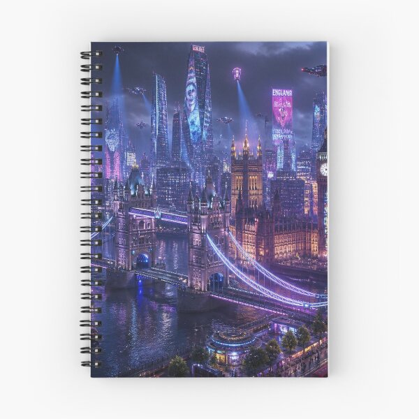 Item preview,  London 2150 | Cyberpunk Thames | Futuristic Skyline designed and sold by NSAstore.