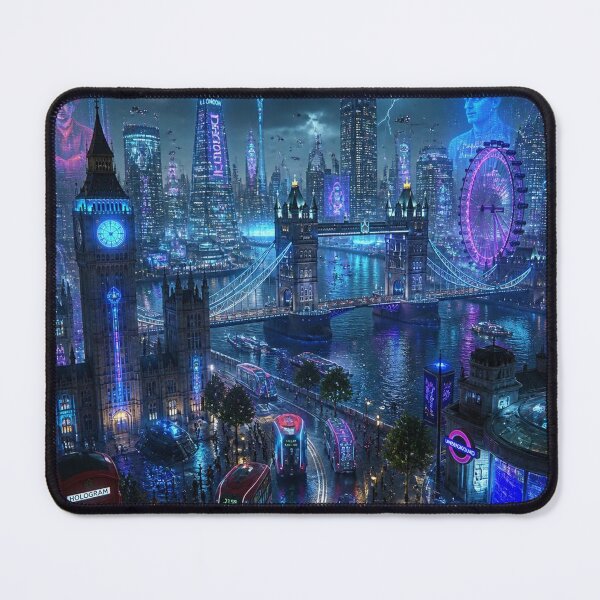 Item preview, London 2150 | Cyberpunk Thames | Futuristic Skyline designed and sold by NSAstore.