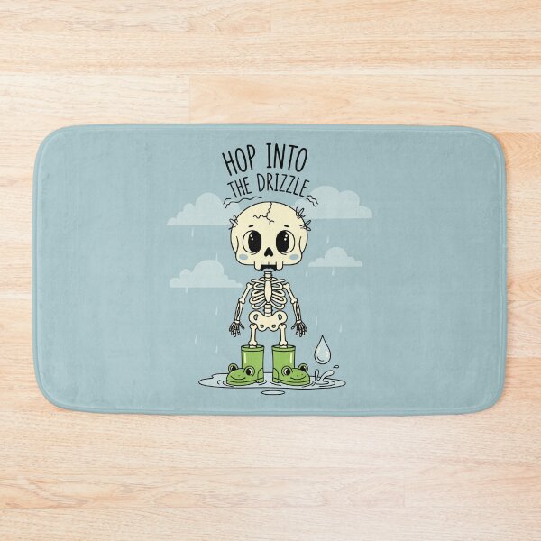Item preview, Cute Skeleton in Frog Rain Boots Hop into the Drizzle Kawaii Spooky Season designed and sold by Amir Faysal.