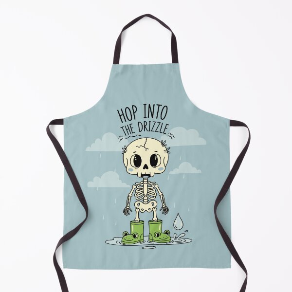 Item preview, Cute Skeleton in Frog Rain Boots Hop into the Drizzle Kawaii Spooky Season designed and sold by Amir Faysal.