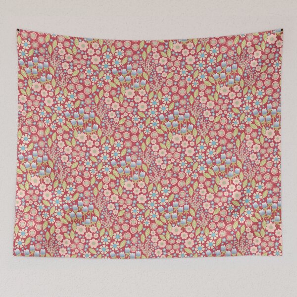 Item preview, Folk art flowers designed and sold by SaichaDesign.
