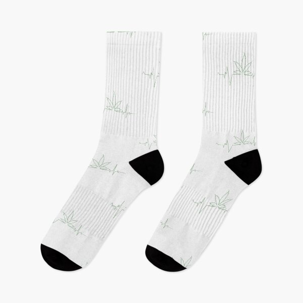Item preview, Cannabis Heartbeat EKG Green Line Art designed and sold by GiaoCalonas.