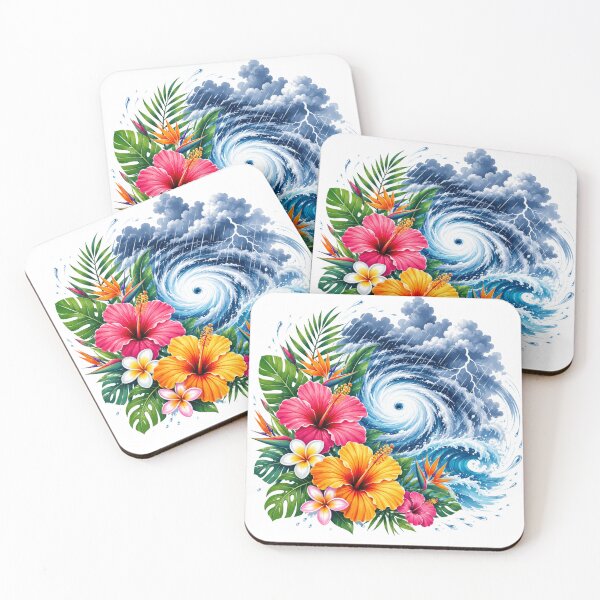 Item preview, Tropical Flowers with Storm Erin designed and sold by inkflair2.