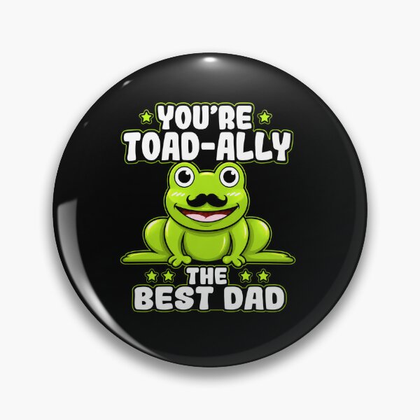 Item preview, You're Toad Ally The Best Dad Funny Frog Pun Father's Day Gift designed and sold by MiALopezArt.
