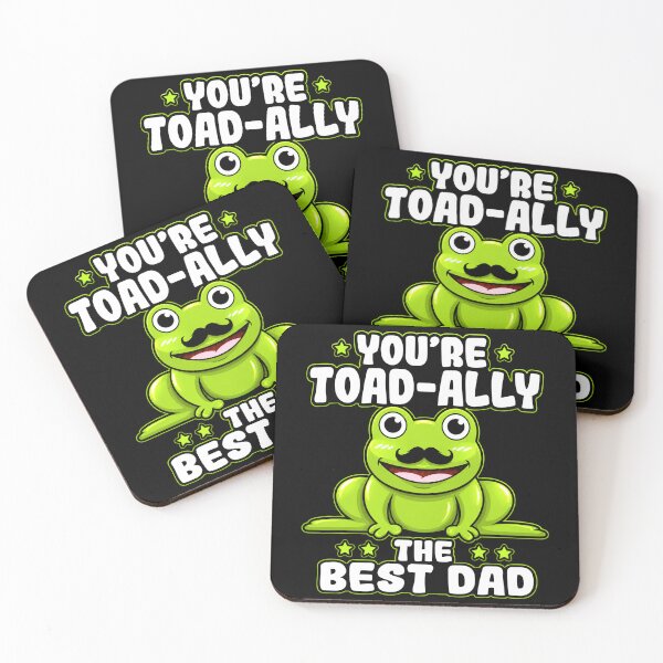 Item preview, You're Toad Ally The Best Dad Funny Frog Pun Father's Day Gift designed and sold by MiALopezArt.