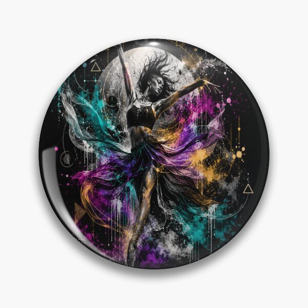 Item preview, Chromatic Momentum - Abstract Geometric Dance designed and sold by Personiq Kaleido.