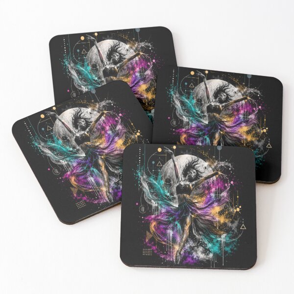 Item preview, Chromatic Momentum - Abstract Geometric Dance designed and sold by Personiq Kaleido.