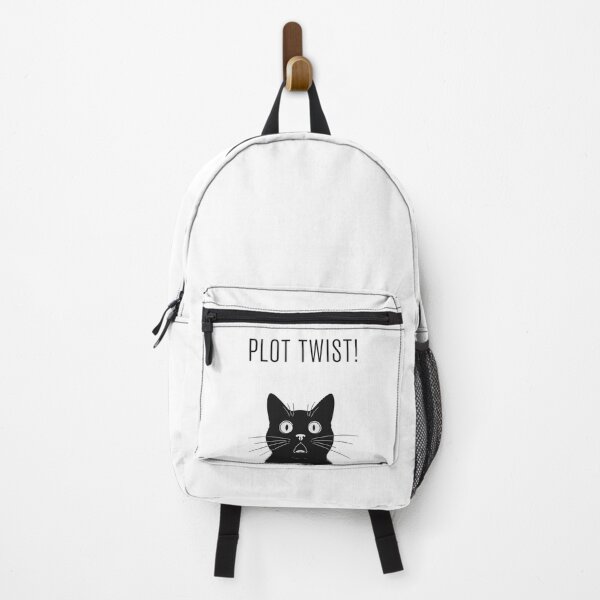 Item preview, Funny Black Cat Plot Twist Shocked Face Face Expression Humorous Kitty designed and sold by Amir Faysal.