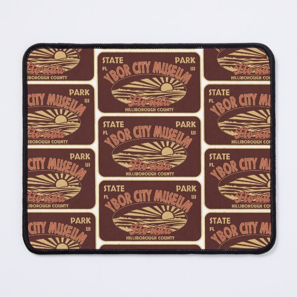 Item preview, Ybor City Museum State Park, Hillsborough County, Florida, badge design designed and sold by Wanderful-roads.