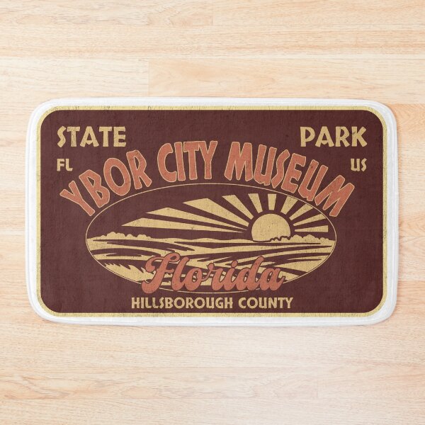 Item preview, Ybor City Museum State Park, Hillsborough County, Florida, badge design designed and sold by Wanderful-roads.