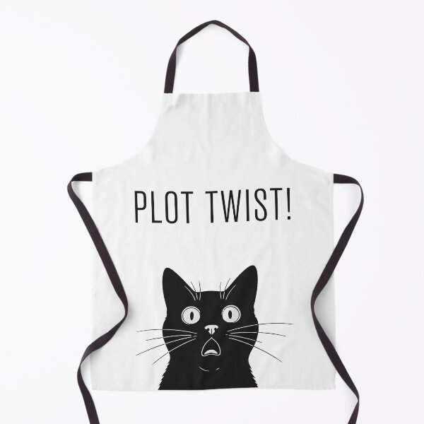 Item preview, Funny Black Cat Plot Twist Shocked Face Face Expression Humorous Kitty designed and sold by Amir Faysal.