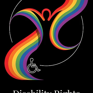Artwork thumbnail, Disability Rights Are Human Rights by Millsoft