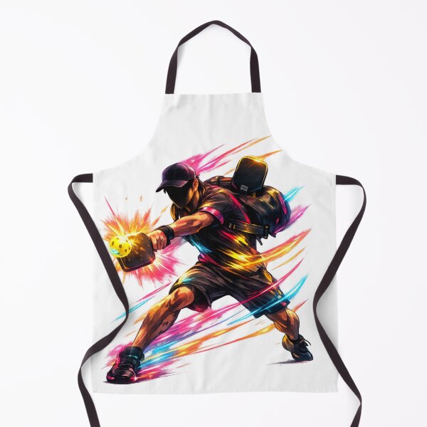 Item preview, Pickleball Player Neon Motion Art designed and sold by Poppflix-TM.