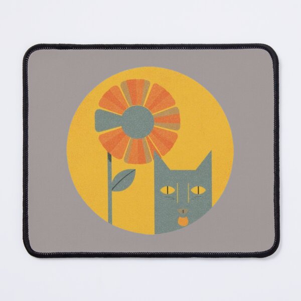 Item preview, Peekaboo Cat and Retro Flower designed and sold by mellow-koko.