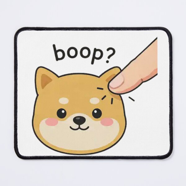 Item preview, Boop My Shiba – Cute Cartoon Dog Face Illustration with Kawaii Animal Style designed and sold by Charonde.