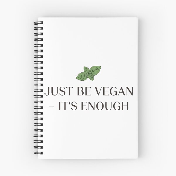 Item preview, Just Be Vegan Its Enough Fresh Basil Leaf Plant Based Lifestyle designed and sold by Amir Faysal.