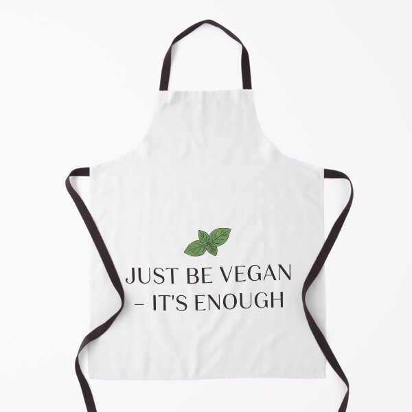 Item preview, Just Be Vegan Its Enough Fresh Basil Leaf Plant Based Lifestyle designed and sold by Amir Faysal.
