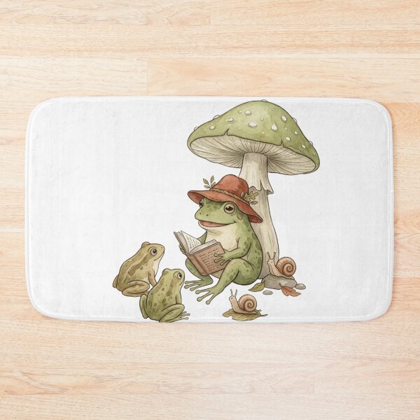 Item preview, Frog Reading Story to Friends Cottagecore designed and sold by raedattia.