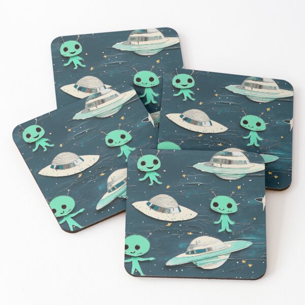 Item preview, Alien Paper Cut Outs designed and sold by calypso-designs.