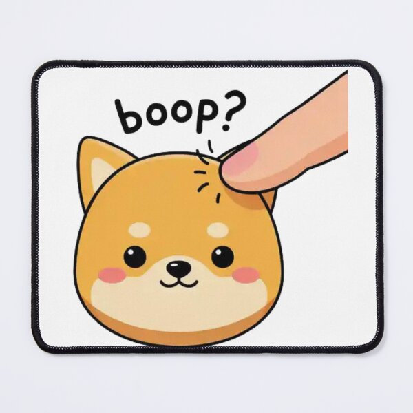 Item preview, Kawaii Shiba Nose Boop – Sweet Cute Dog Cartoon Illustration for Pet Lovers designed and sold by Charonde.